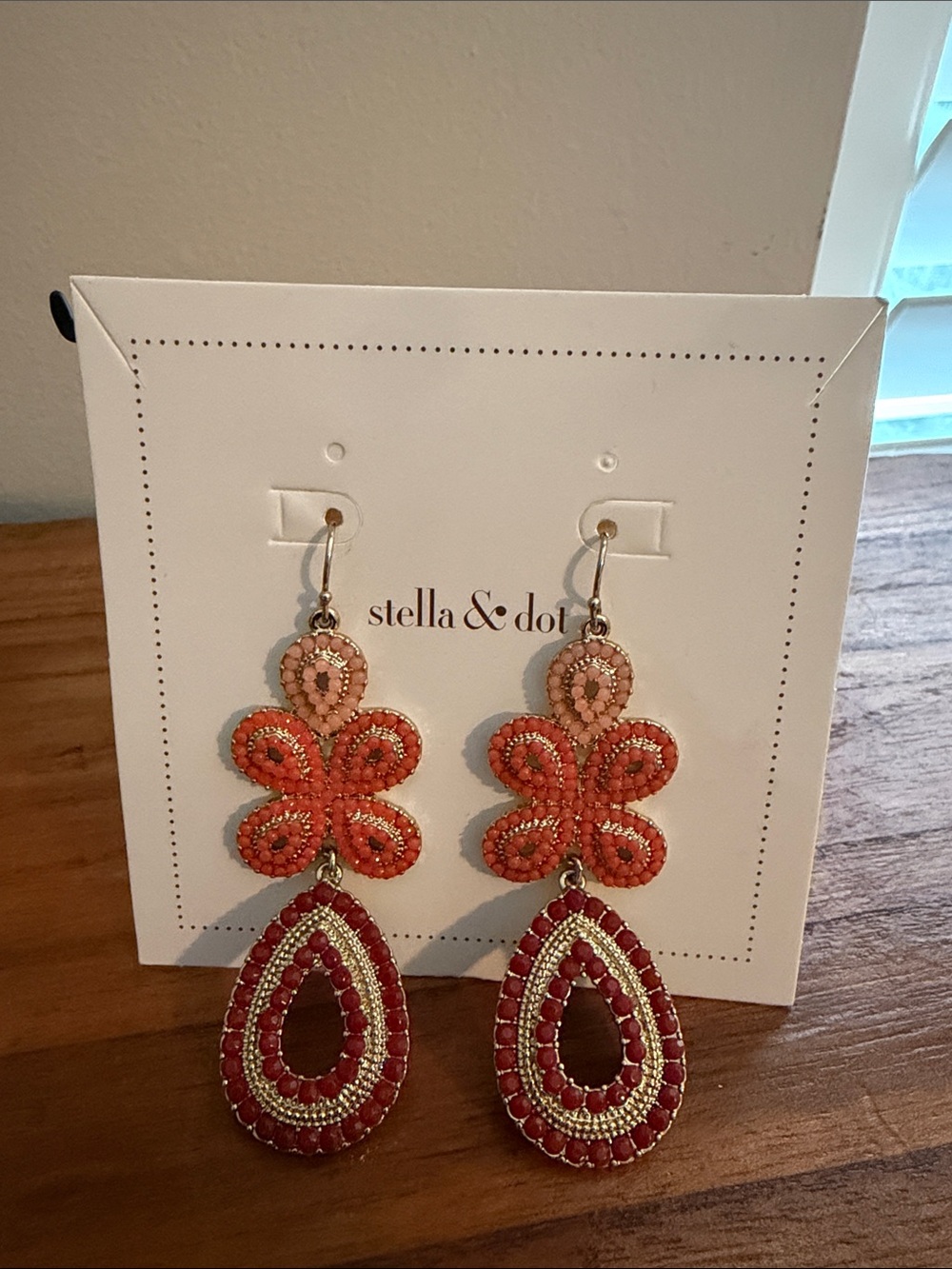 Stella and Dot chandelier earrings